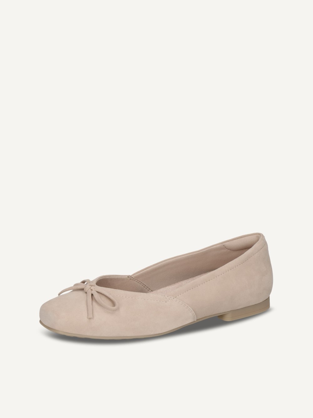Caprice Ballerina - Beiges Wildleder