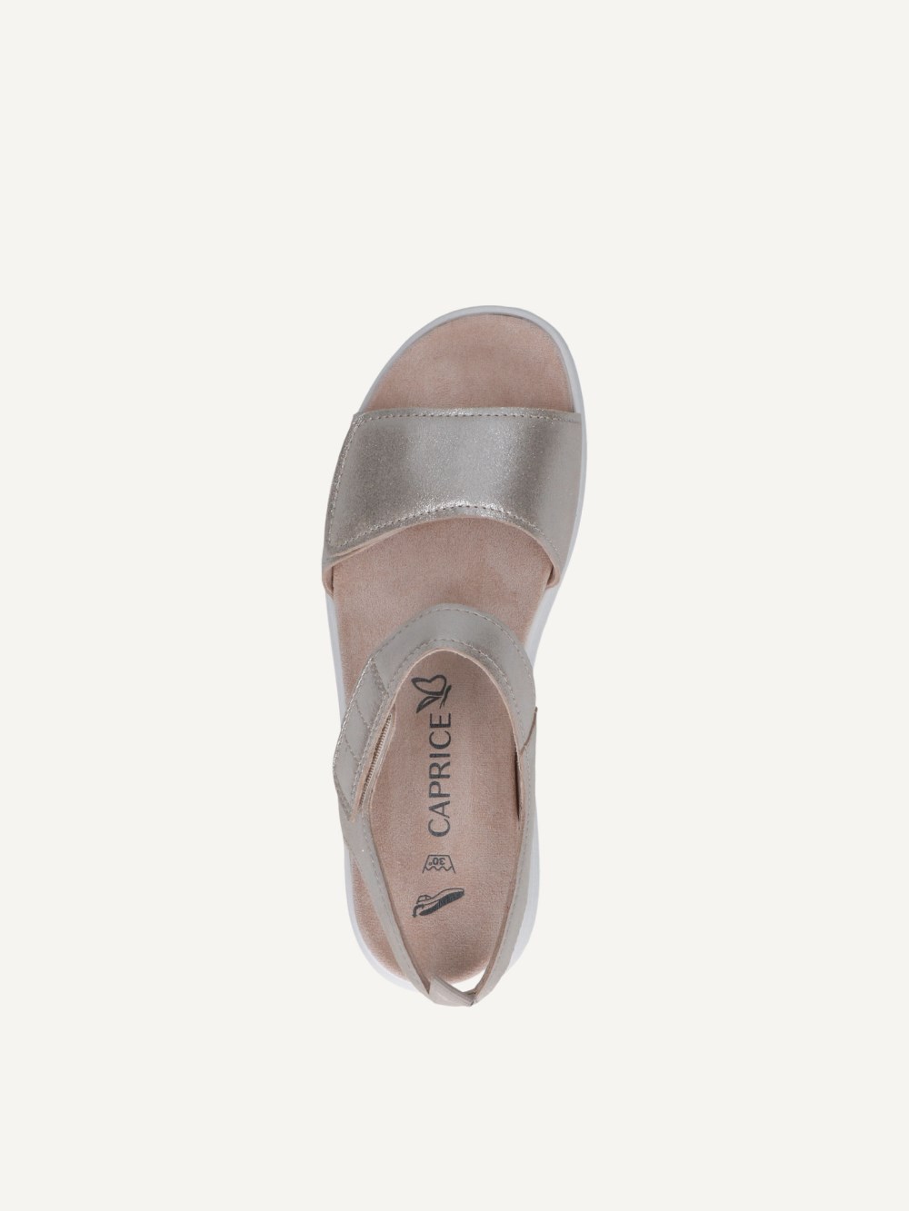 Caprice Sandale - Taupe-Metallic