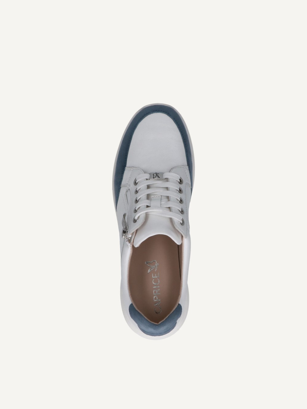 Caprice Sneaker - Weiß/Hellblau