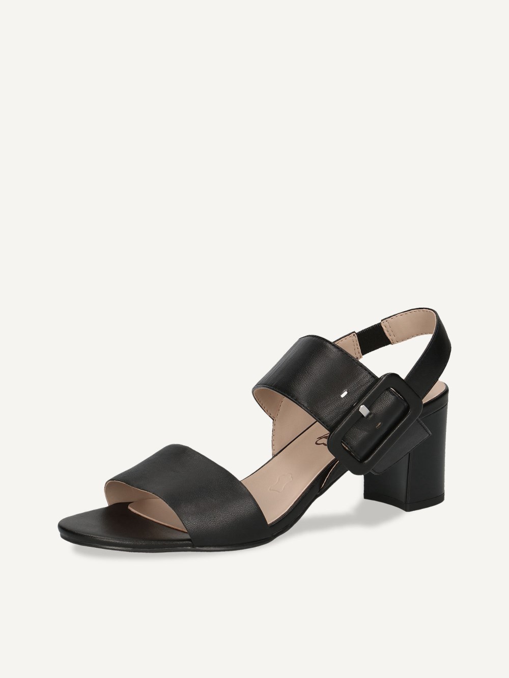 Caprice Sandalette - Schwarzes Nappa