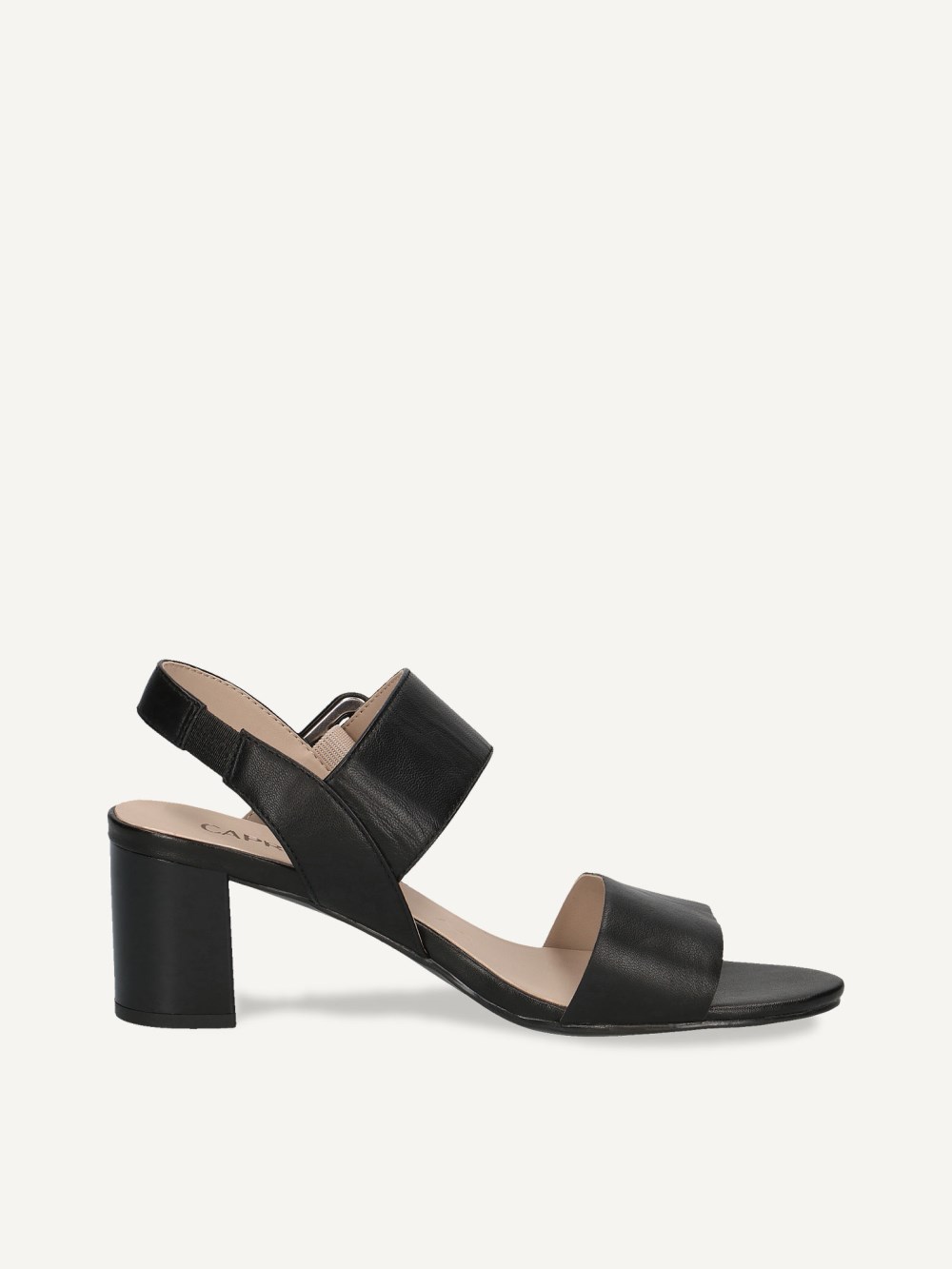 Caprice Sandalette - Schwarzes Nappa