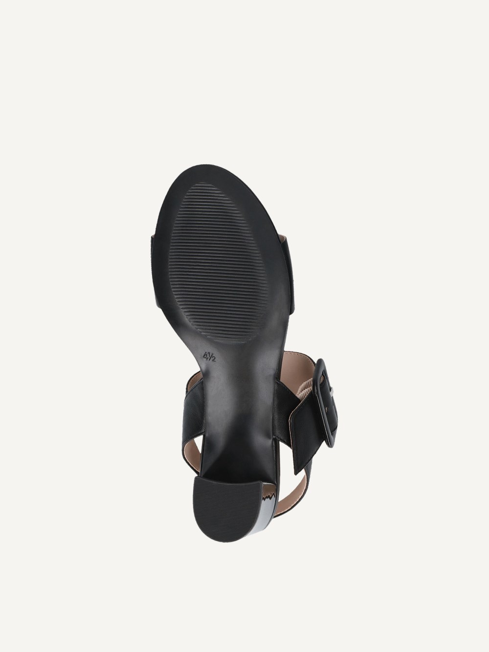 Caprice Sandalette - Schwarzes Nappa