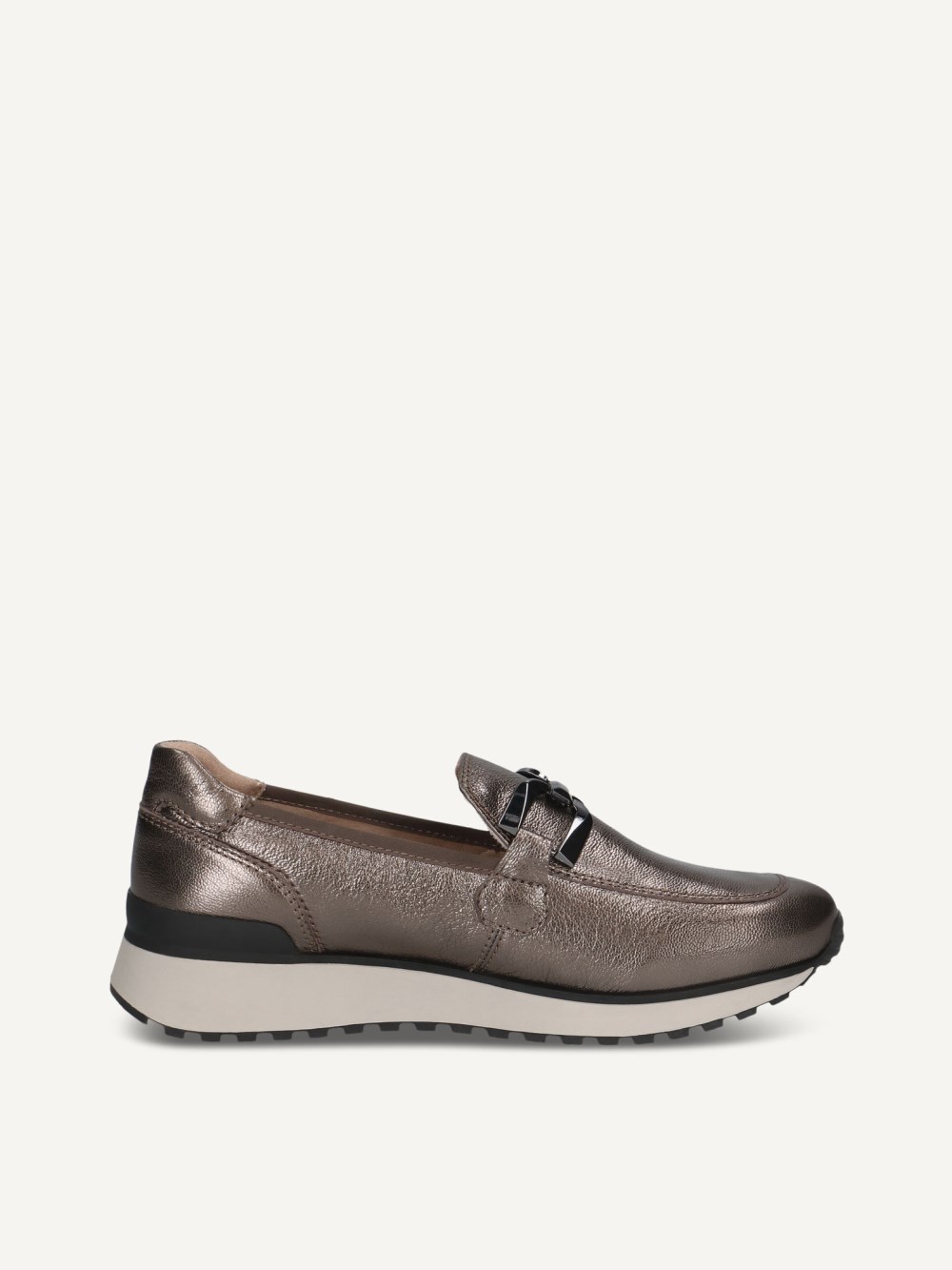 Caprice Slipper - Piombo-Metallic