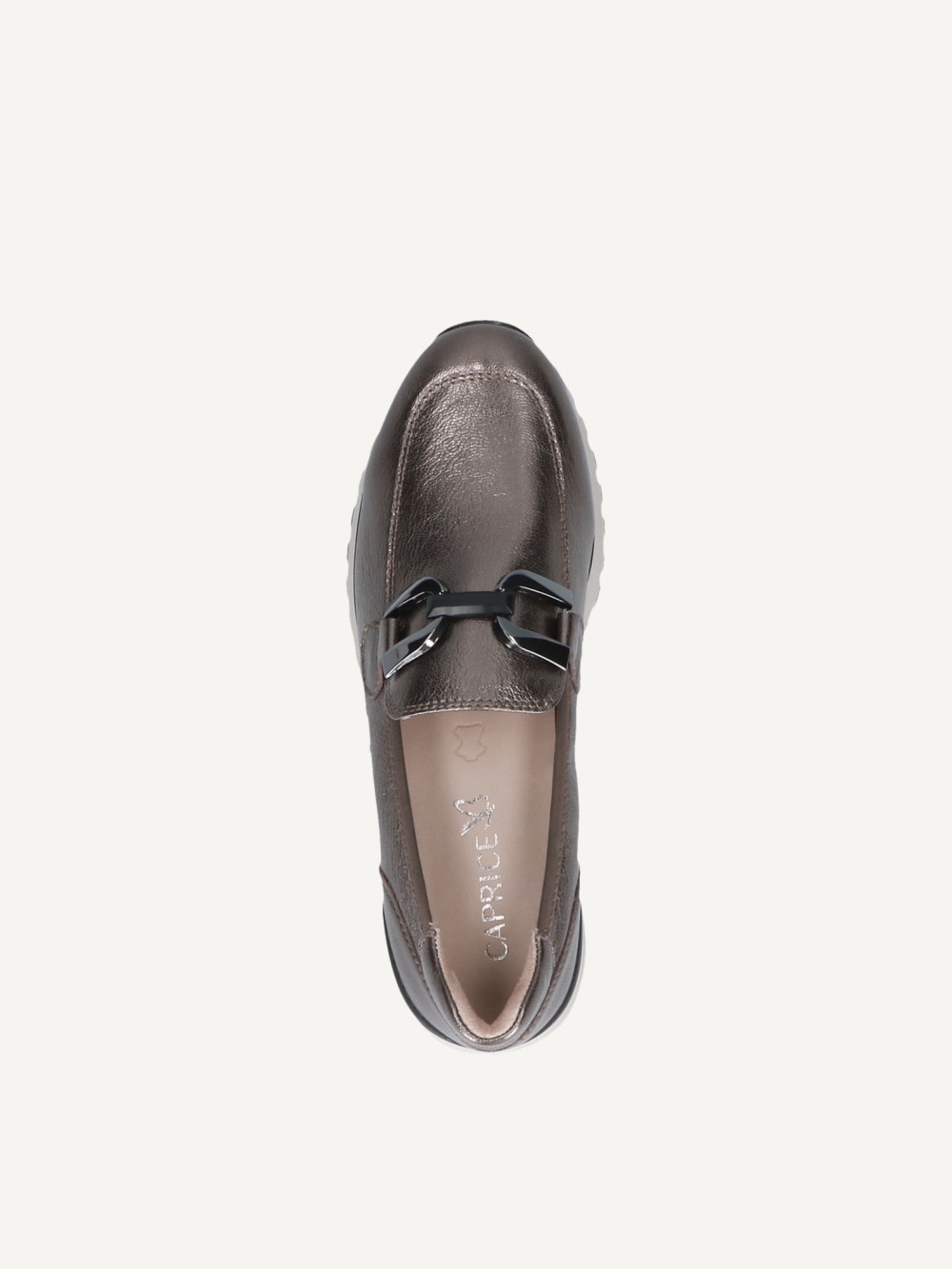 Caprice Slipper - Piombo-Metallic
