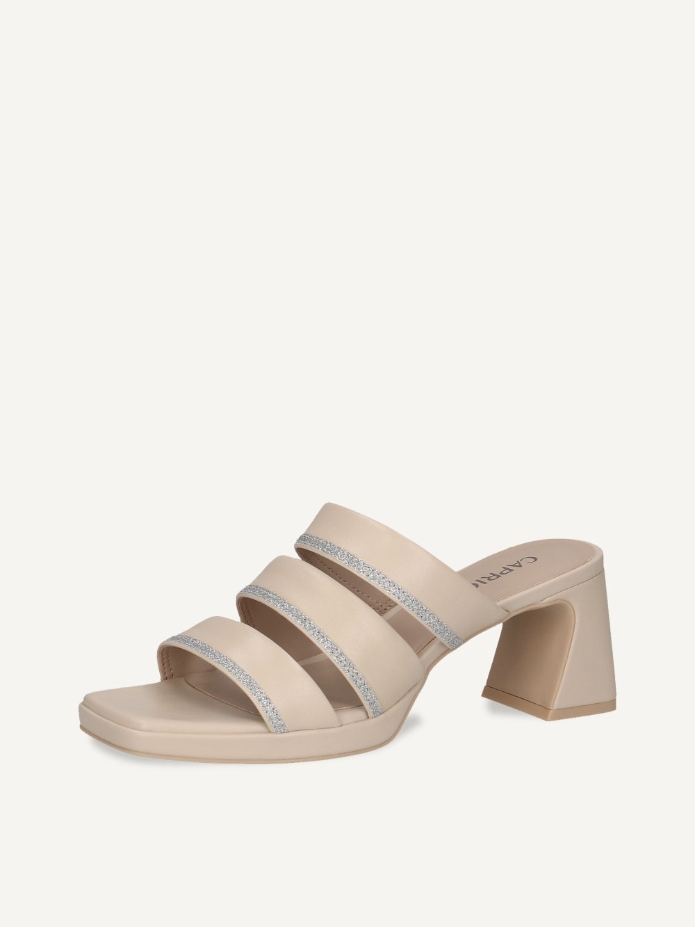 Caprice Pantolette - Offwhite Nappaleder