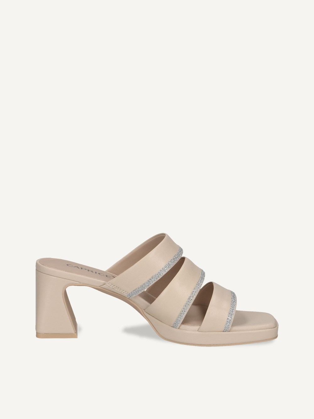 Caprice Pantolette - Offwhite Nappaleder
