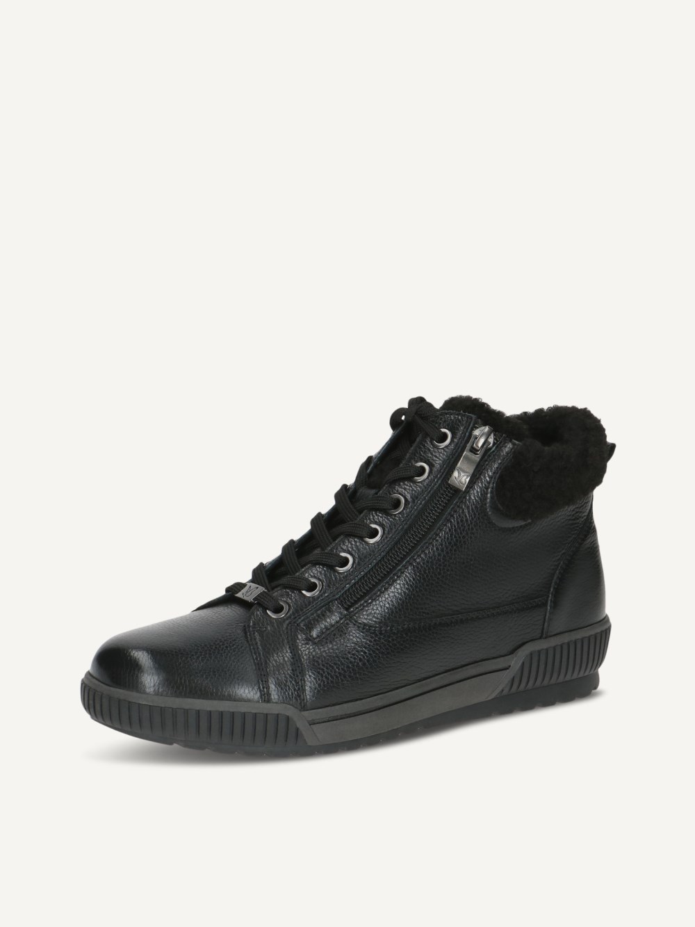 Caprice Stiefelette - Schwarzes Nappaleder