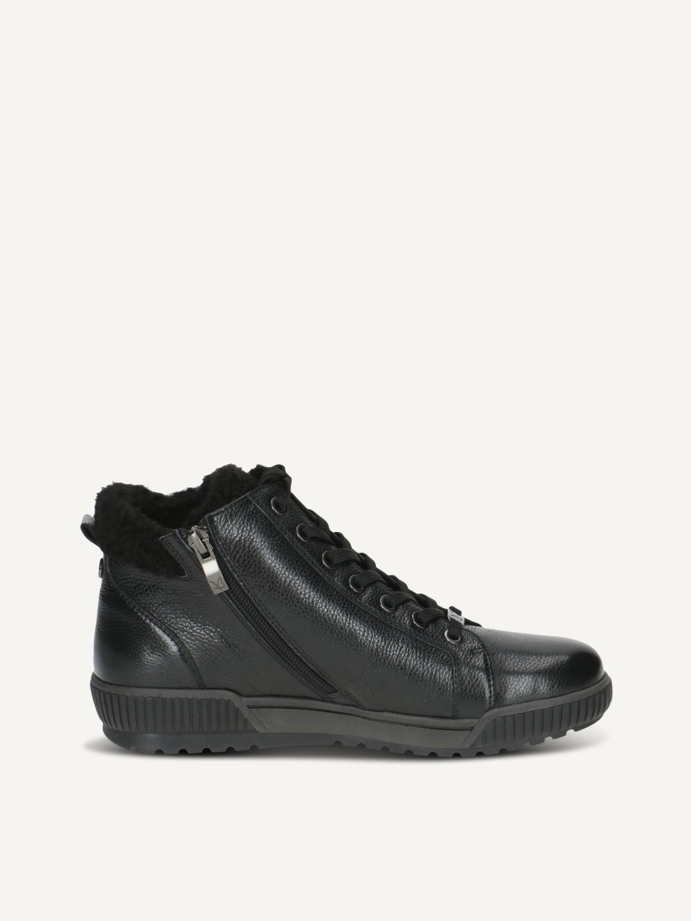 Caprice Stiefelette - Schwarzes Nappaleder