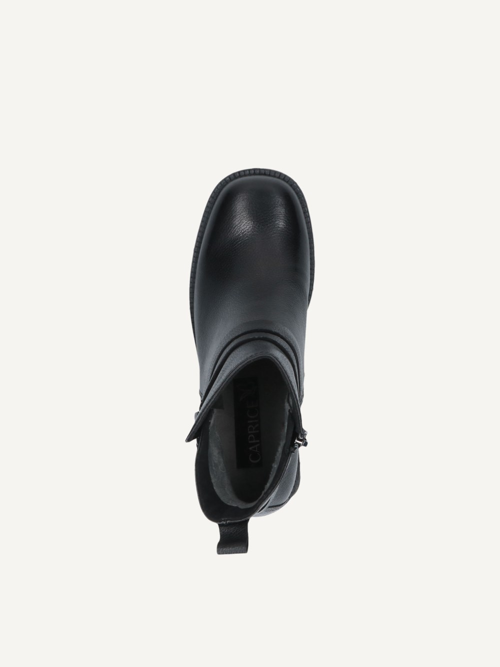 Caprice Stiefelette - Schwarzes Nappaleder