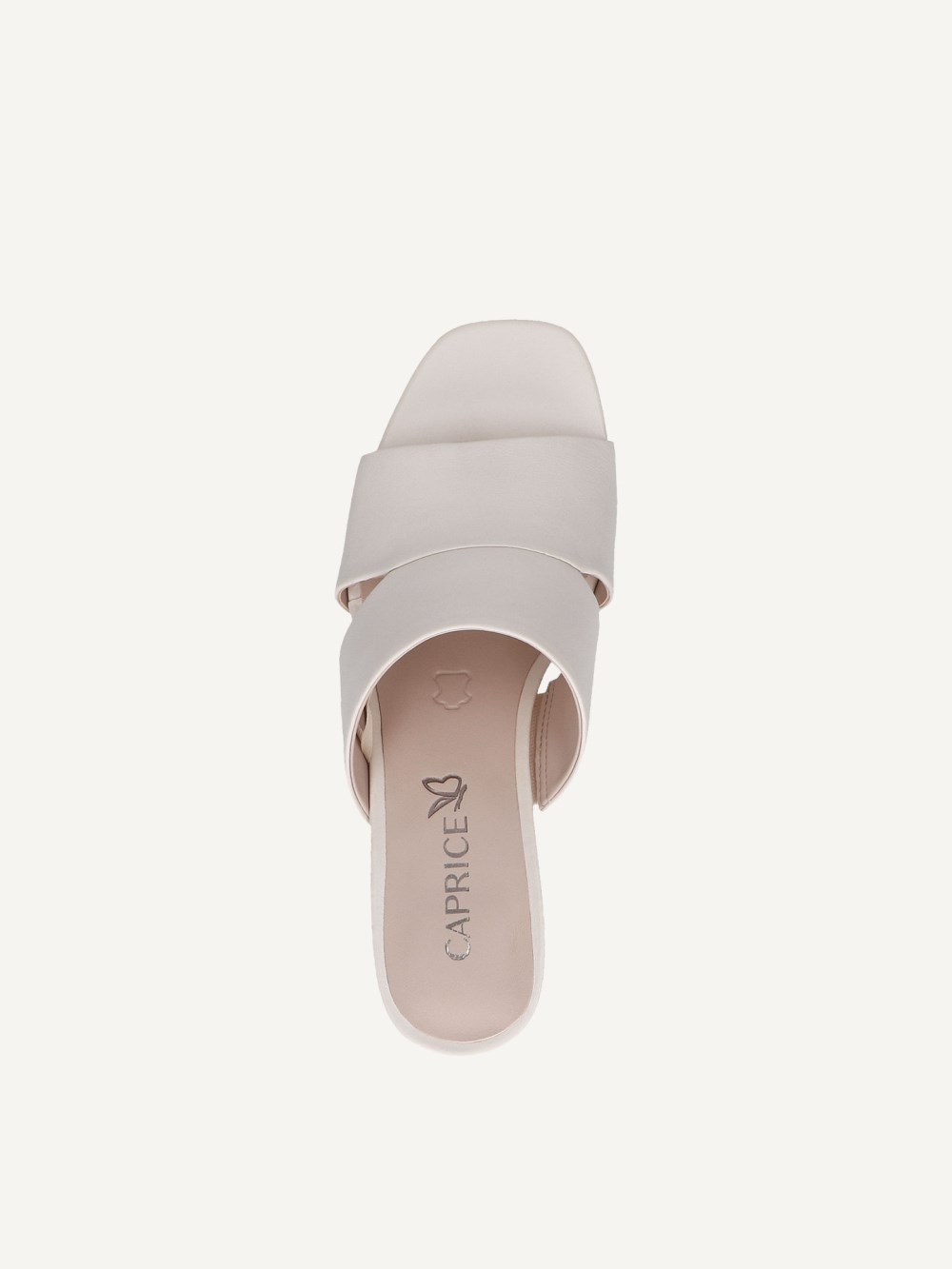 Caprice Pantolette - Offwhite Nappa