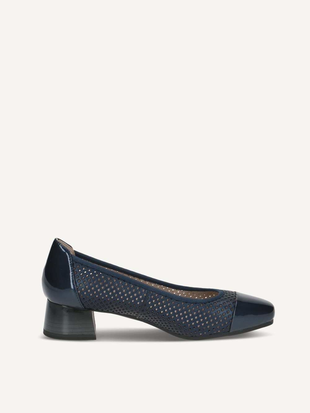 Caprice Pumps - Marineblau-Perlmutt-Kamm