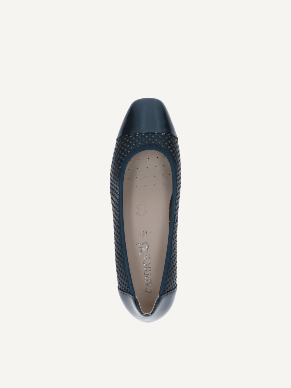 Caprice Pumps - Marineblau-Perlmutt-Kamm