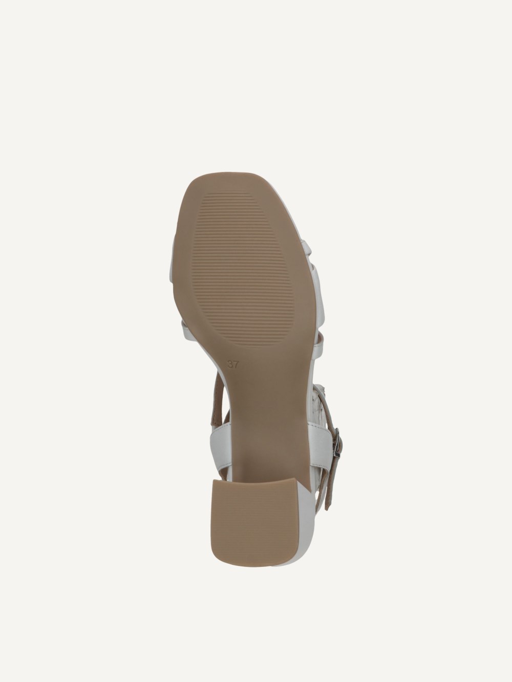 Caprice Sandalette - Weißes Nappaleder