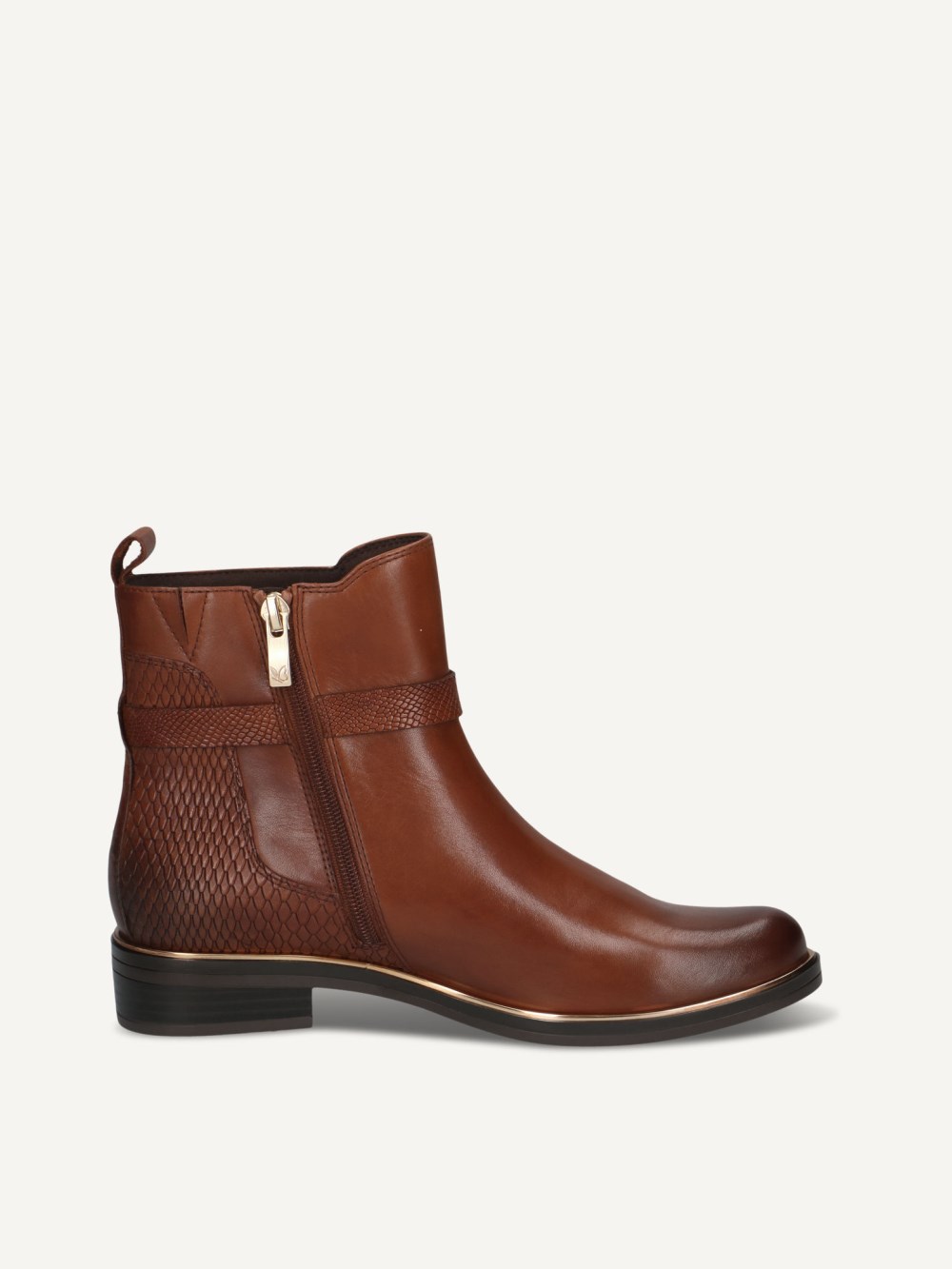 Caprice Stiefelette - Cognacfarbener Kamm