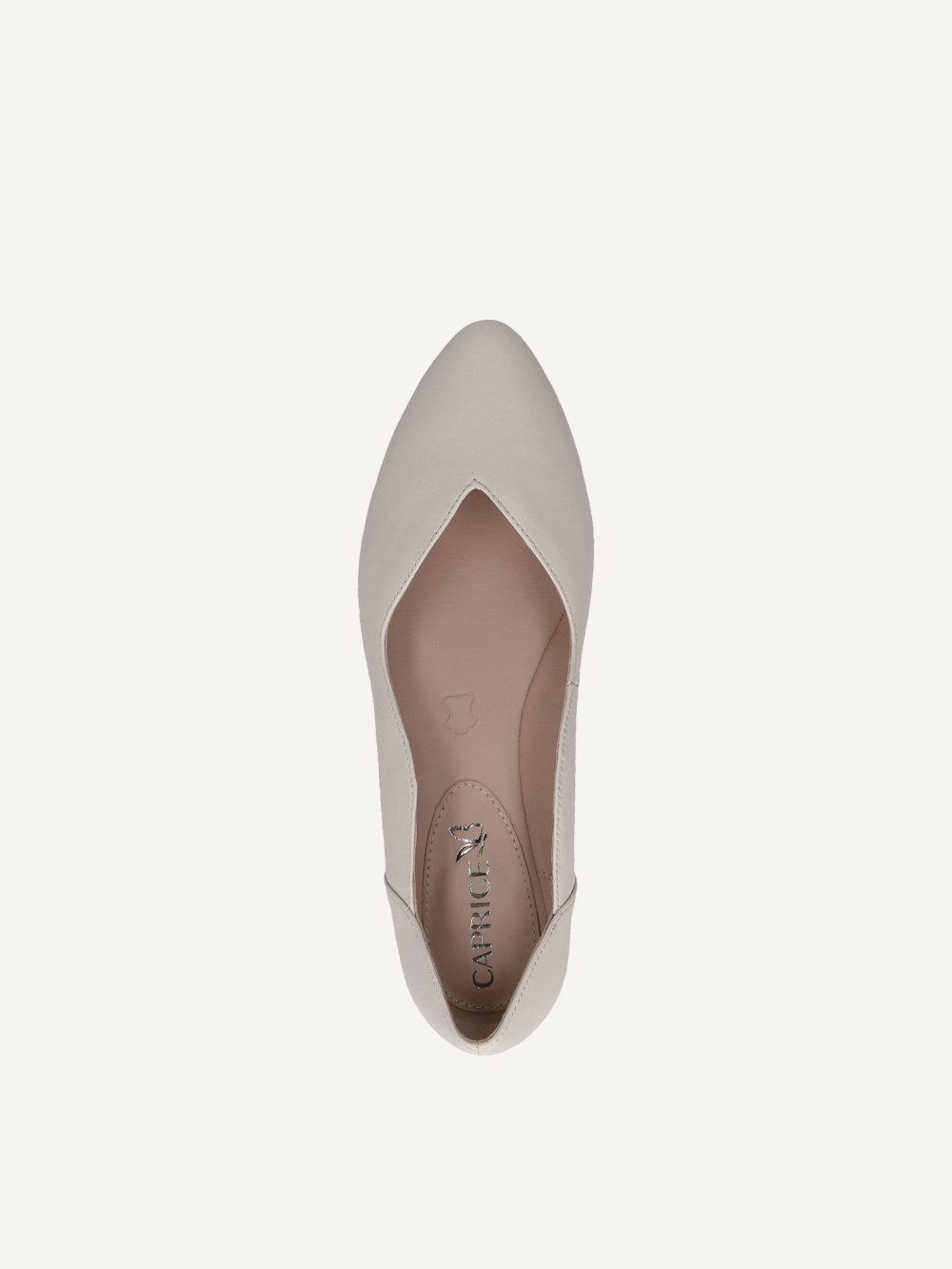 Caprice Pumps - Offwhite Nappaleder