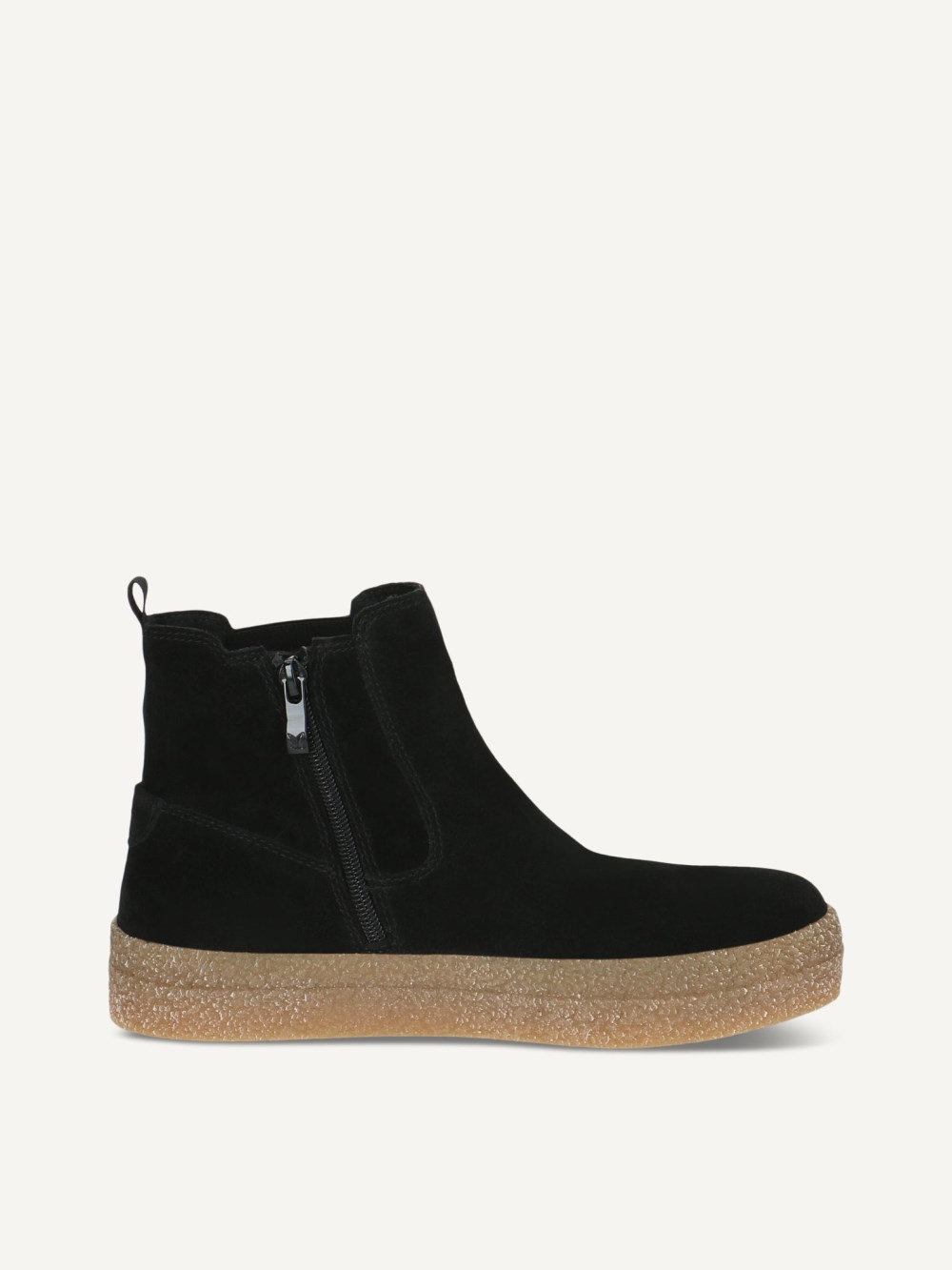 Caprice Stiefelette - Schwarzes Wildleder