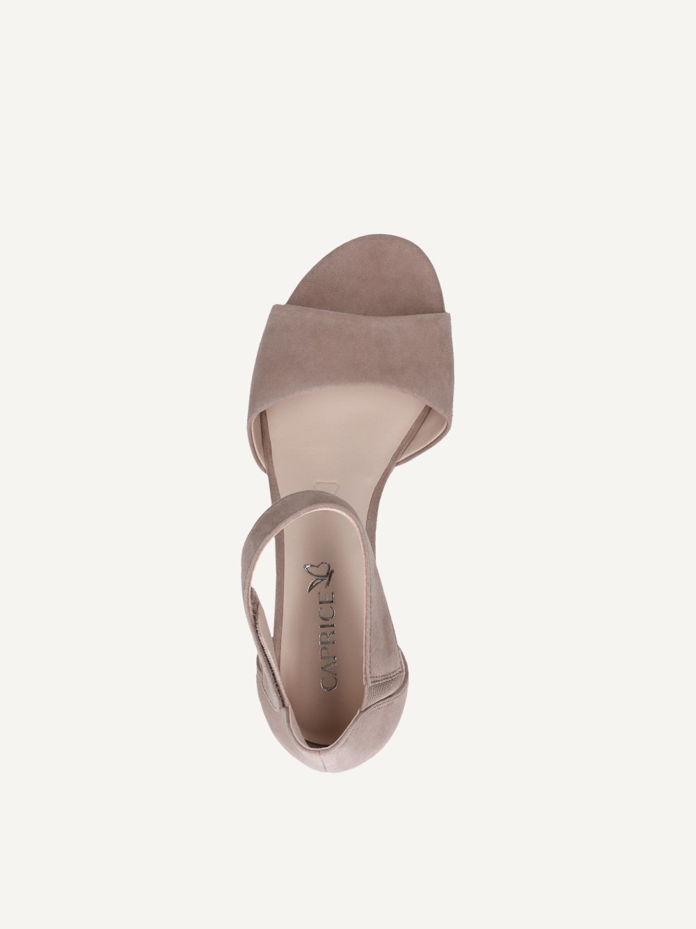 Caprice Sandalette - Schlammfarbenes Wildleder