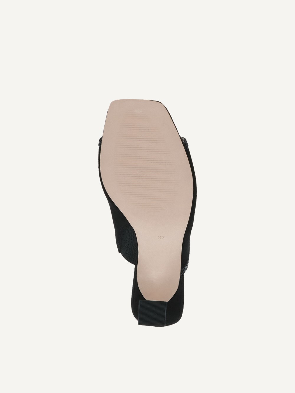 Caprice Pantolette - Schwarzes Wildleder