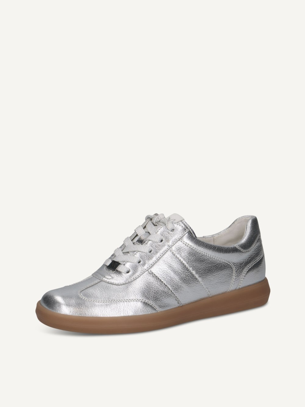 Caprice Sneaker - Silbernes Metall.