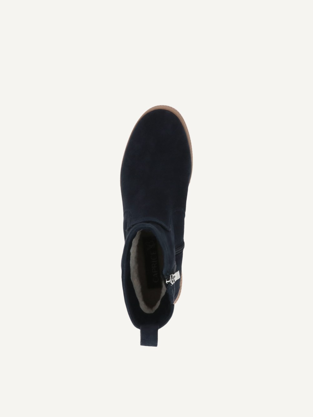 Caprice Stiefelette - Ozeanfarbenes Wildleder