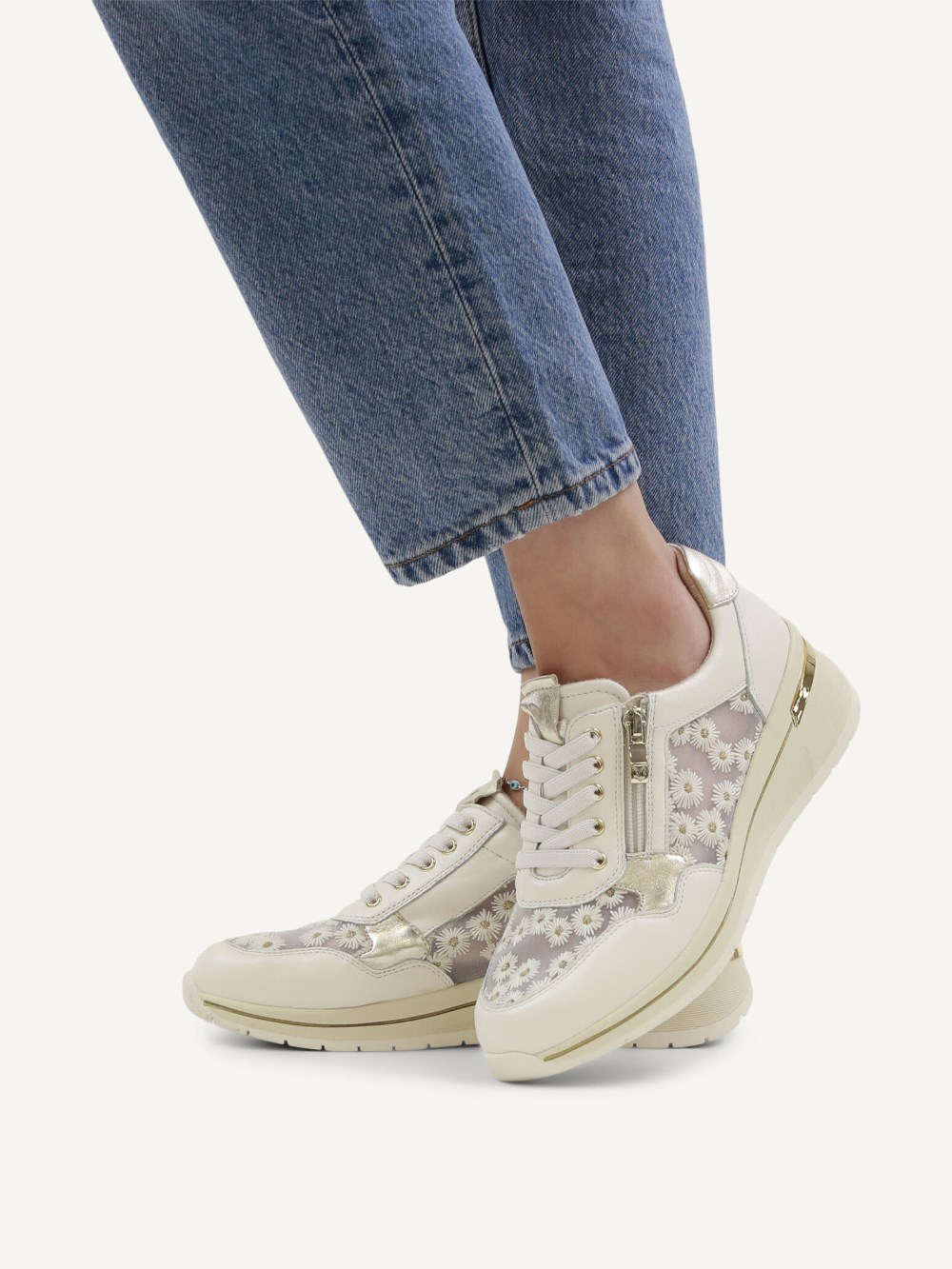 Caprice Sneaker - Vanille-Kamm