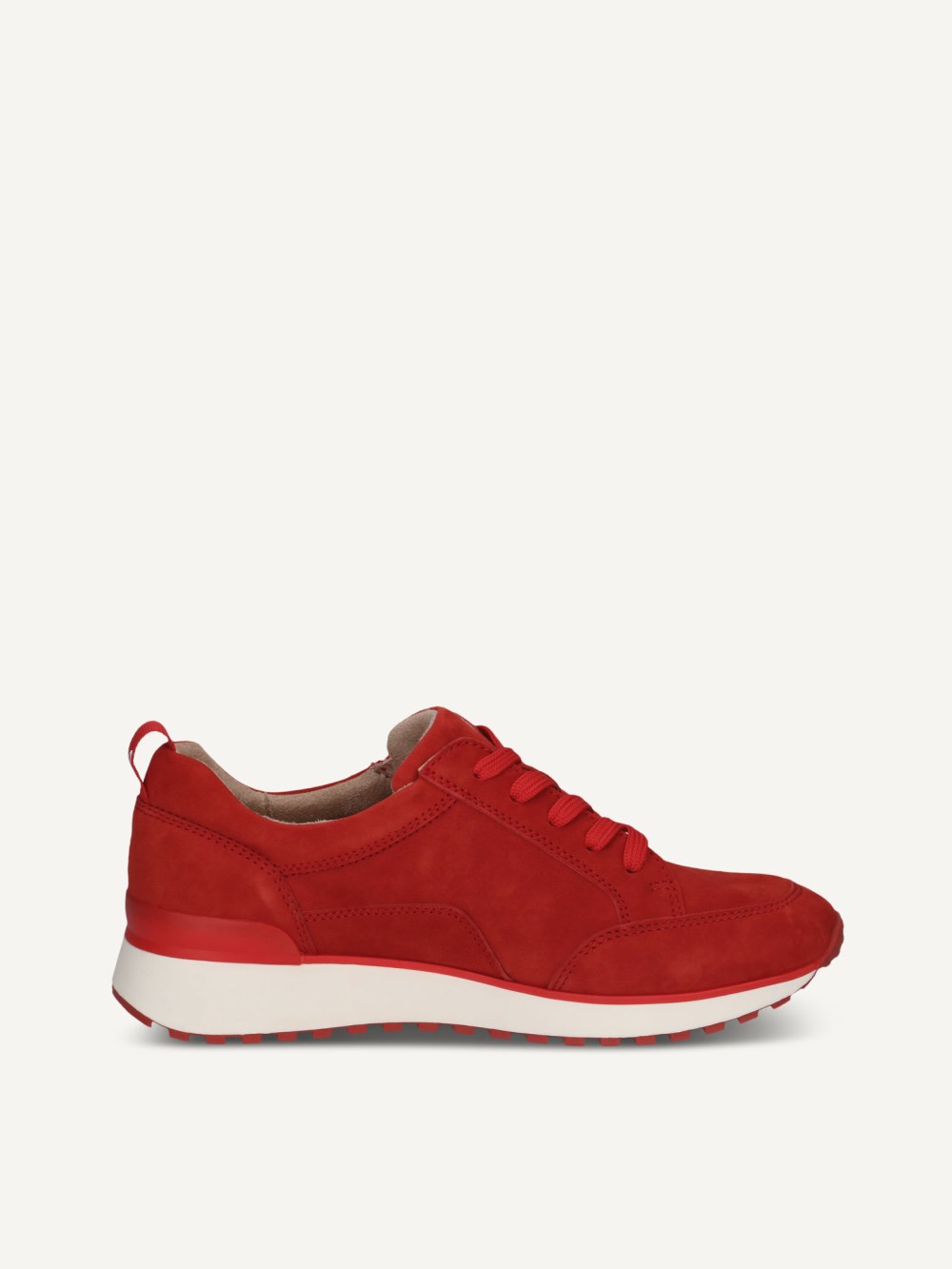 Caprice Sneaker - Rotes Wildleder