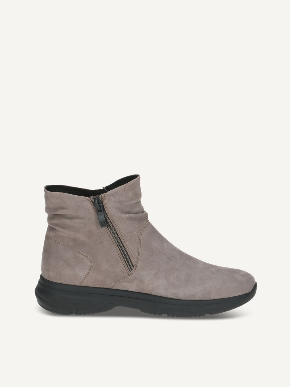 Caprice Stiefelette - Dunkeltaupefarbenes Wildleder
