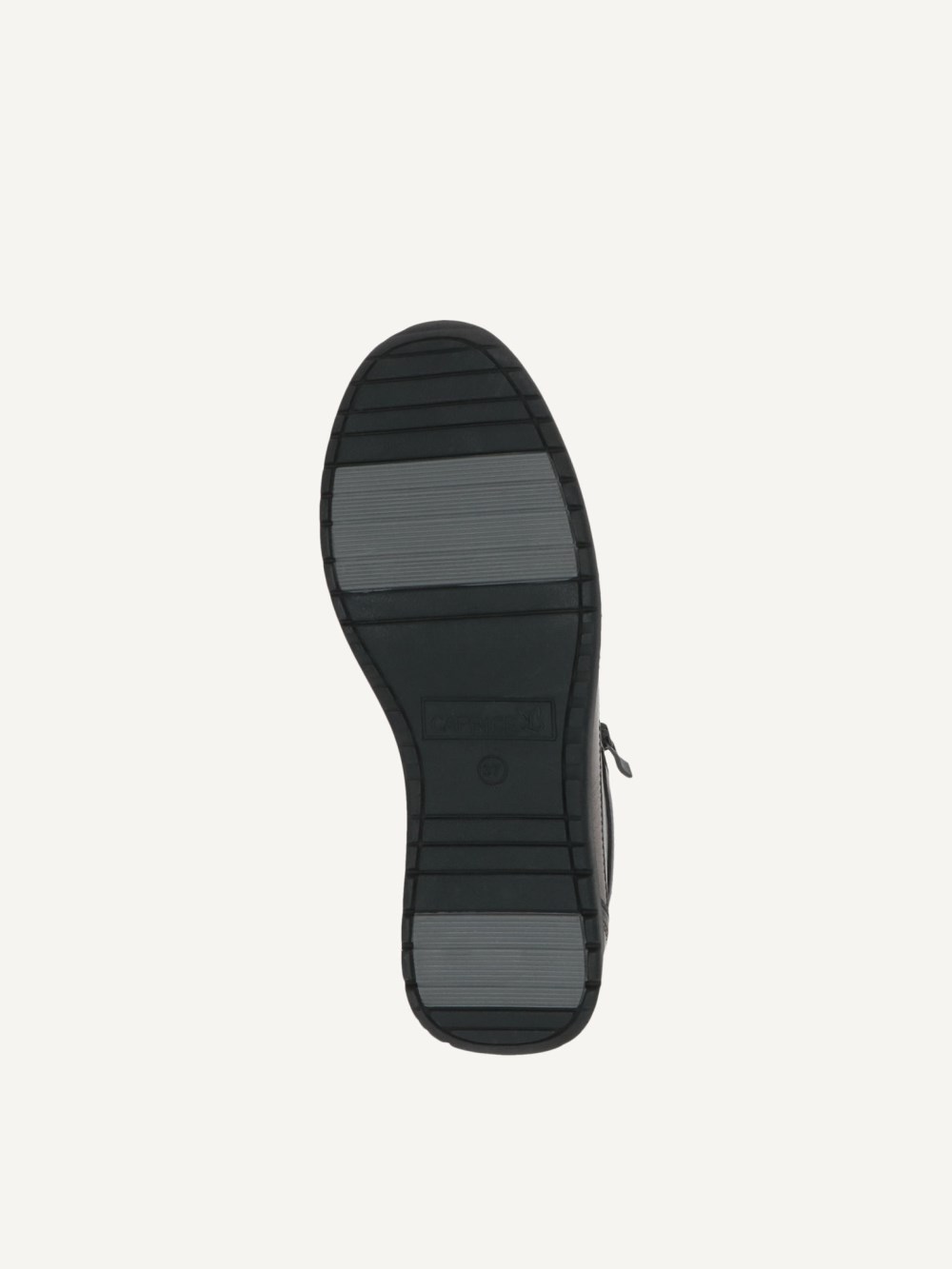 Caprice Sneaker - Schwarzer Kammleder