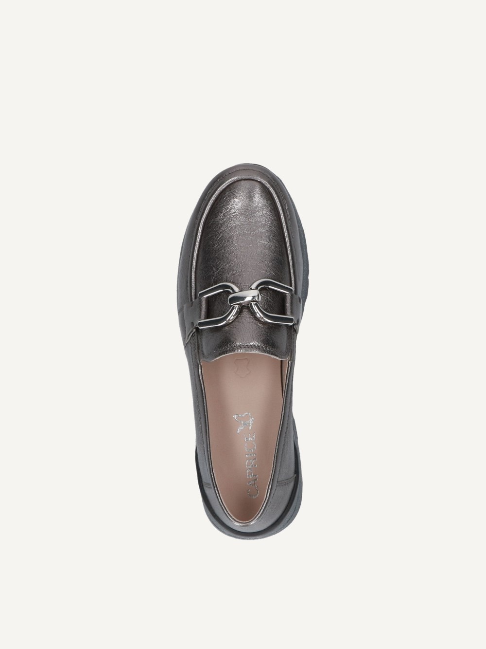 Caprice Slipper - Stein-Metallic