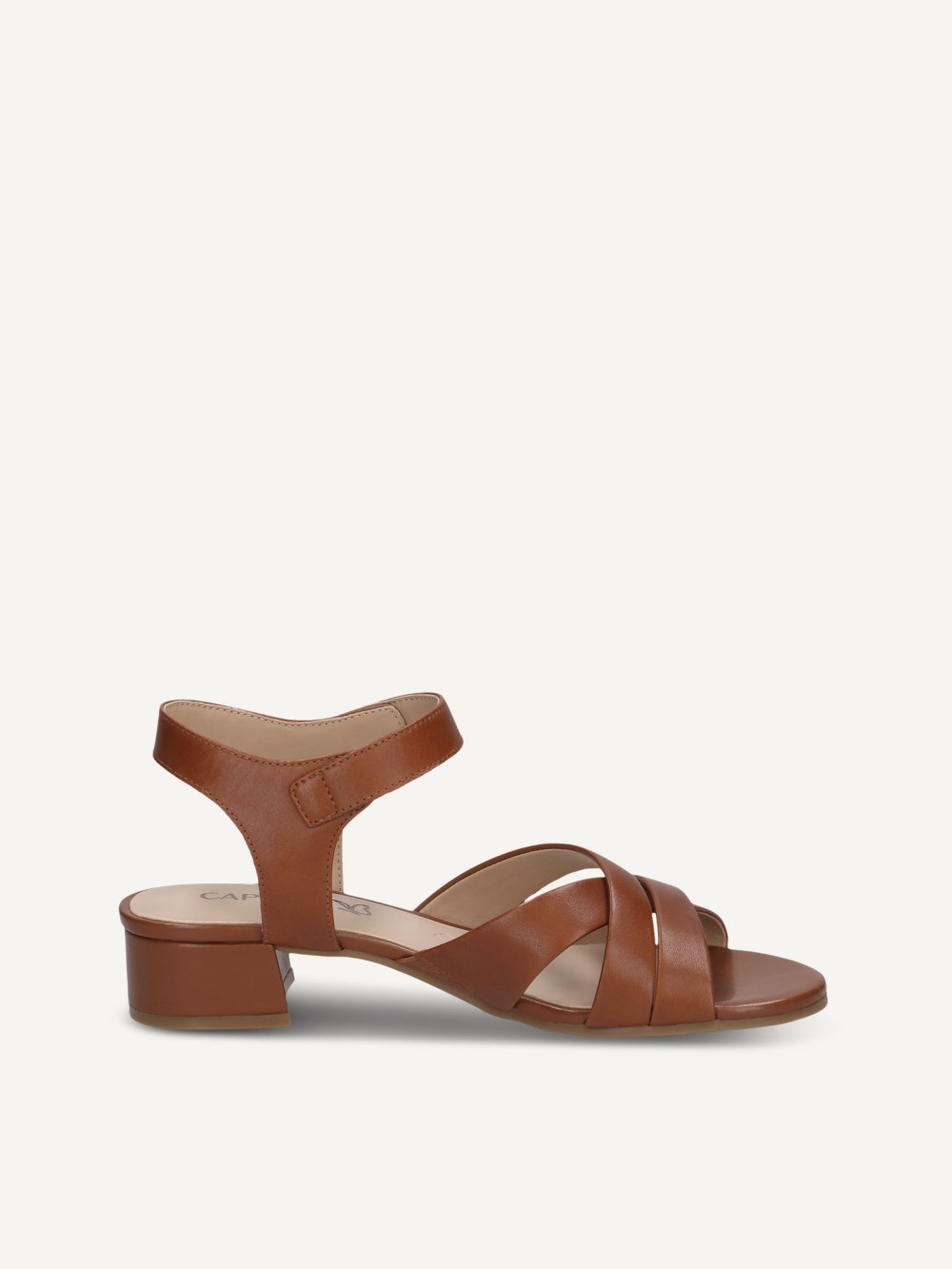 Caprice Sandalette - Cognac-Nappaleder