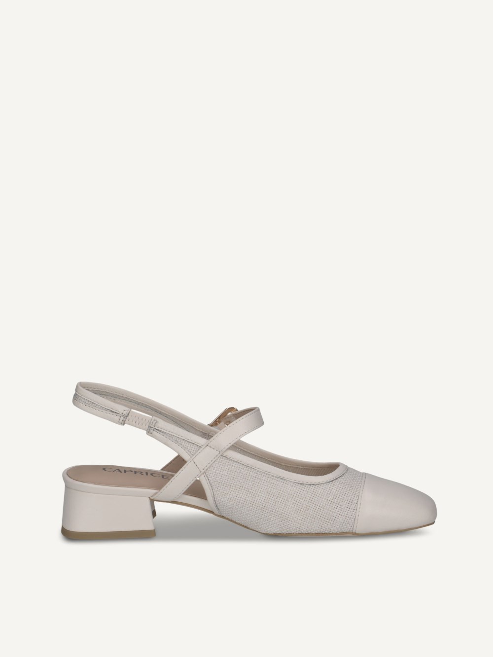 Caprice Slingpumps - Vanille/Offwhite