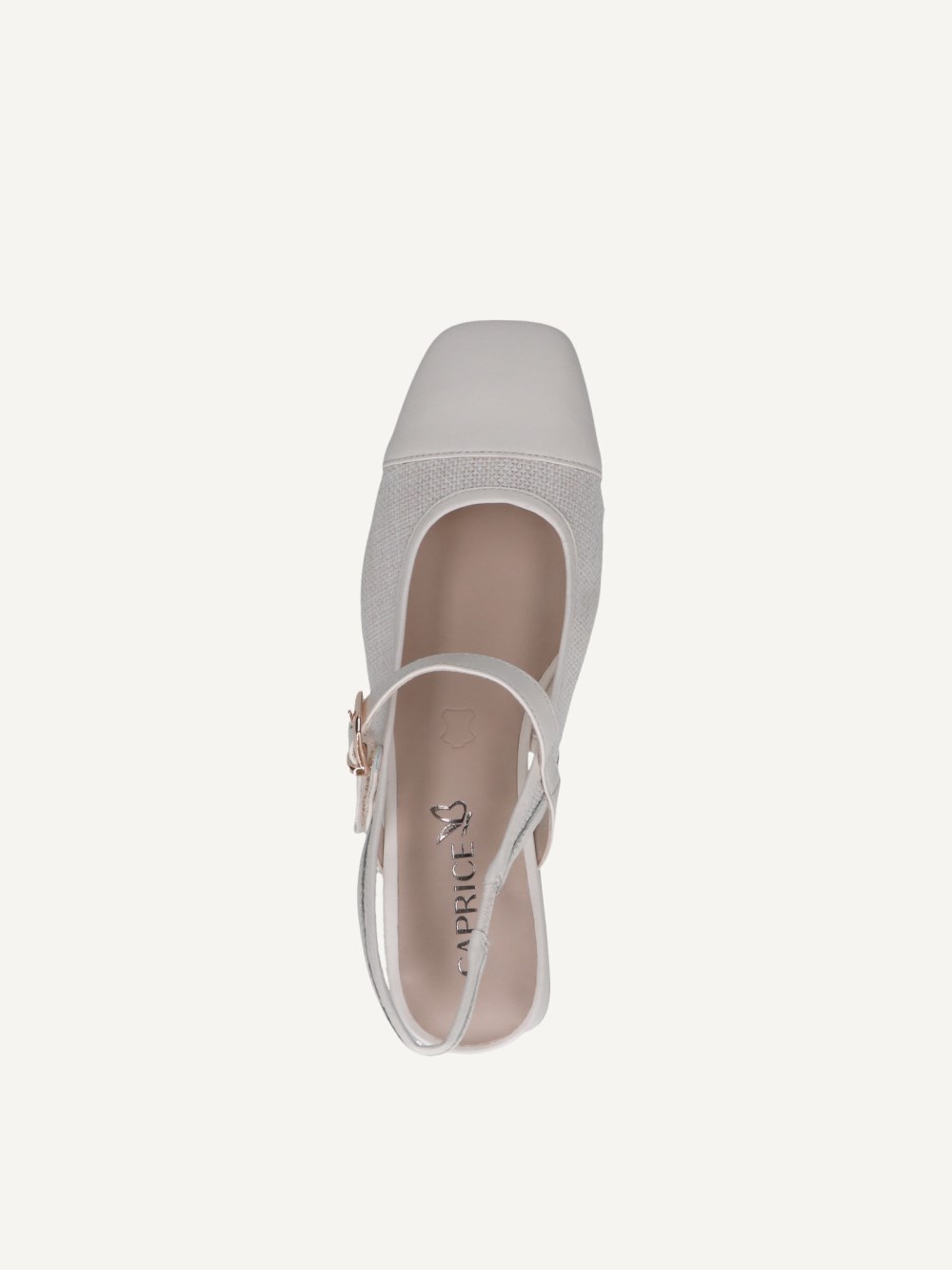 Caprice Slingpumps - Vanille/Offwhite