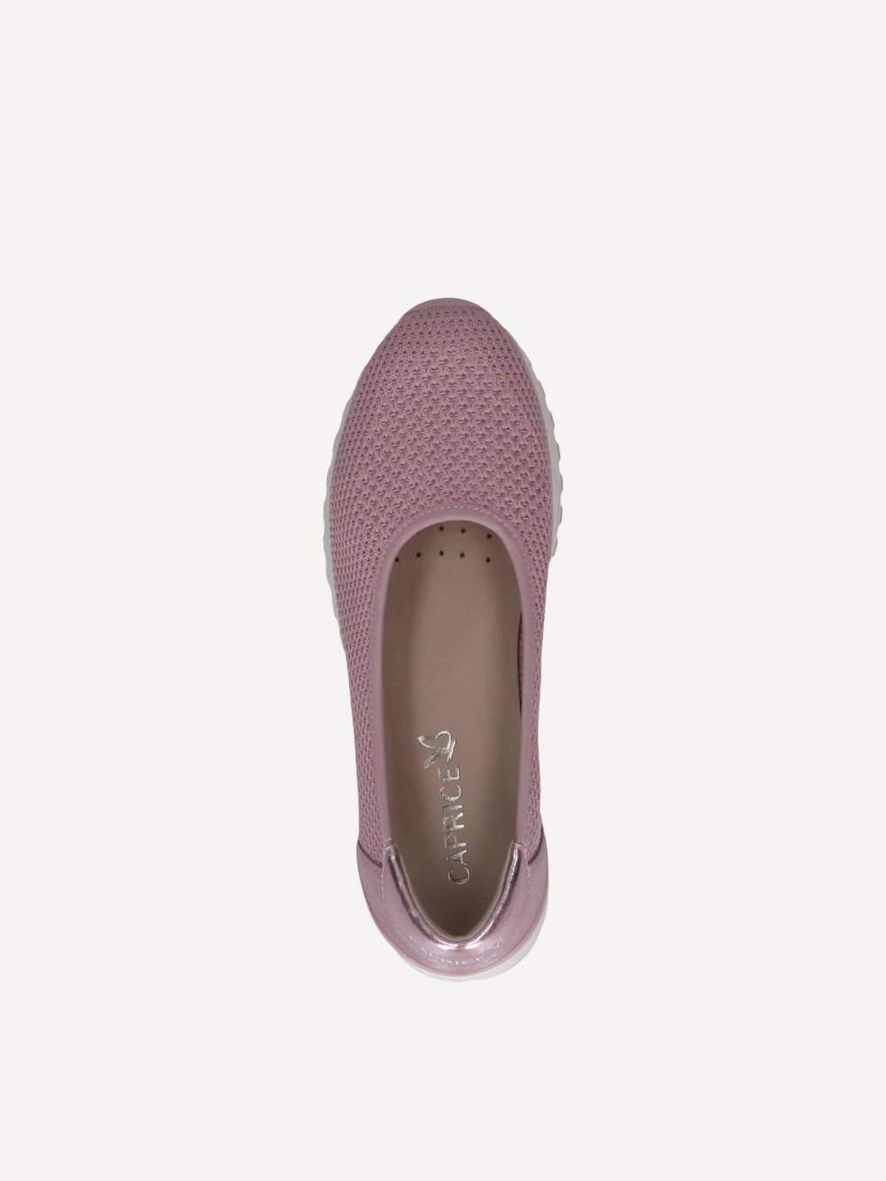 Caprice Sneaker - Rosa Strickkamm
