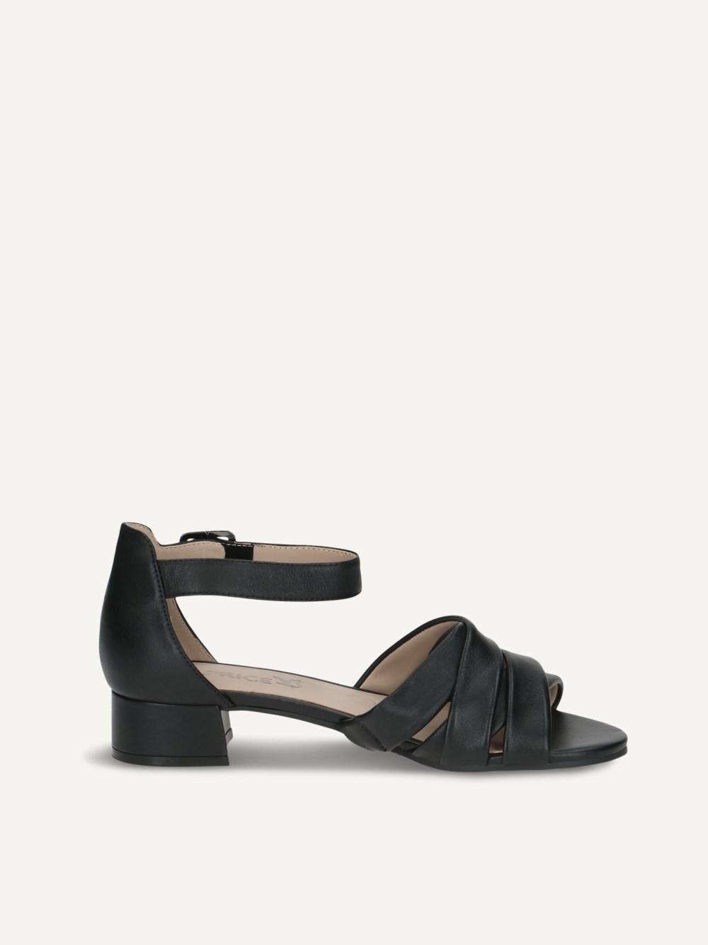 Caprice Sandalette - Schwarzes Nappaleder
