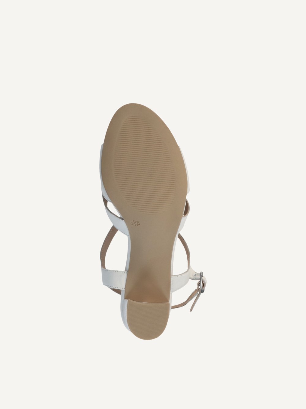 Caprice Sandalette - Weißes Nappaleder