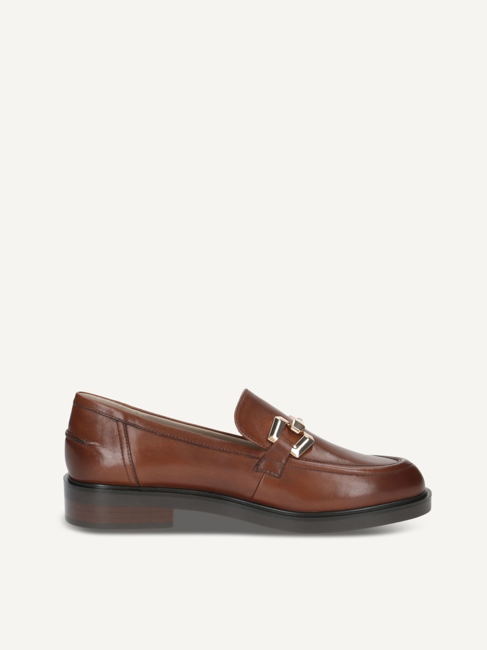 Caprice Slipper - Cognacfarbenes Nappaleder