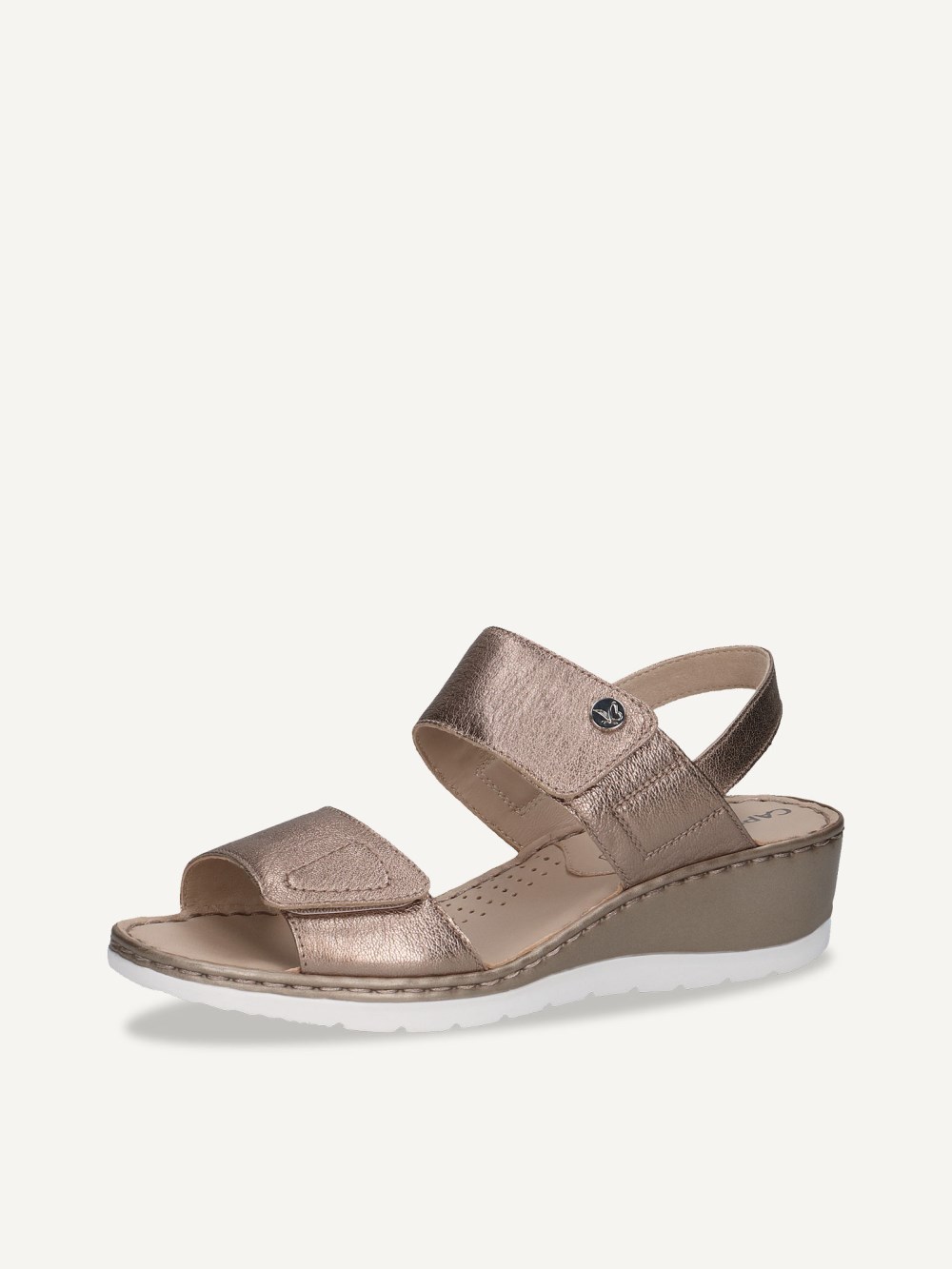 Caprice Sandalette - Taupe-Metallic