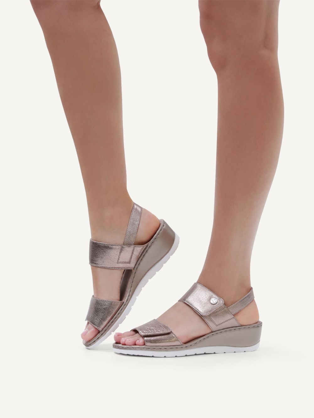Caprice Sandalette - Taupe-Metallic
