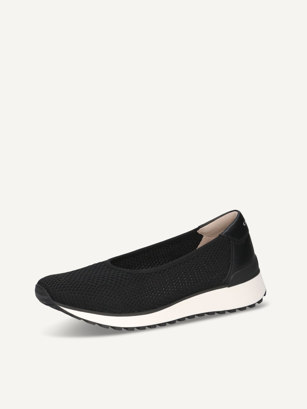 Caprice Sneaker - Schwarzer Strickkamm