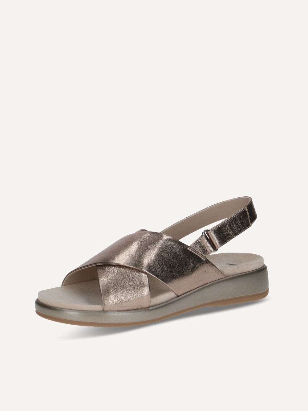 Caprice Sandale - Taupe Metallic