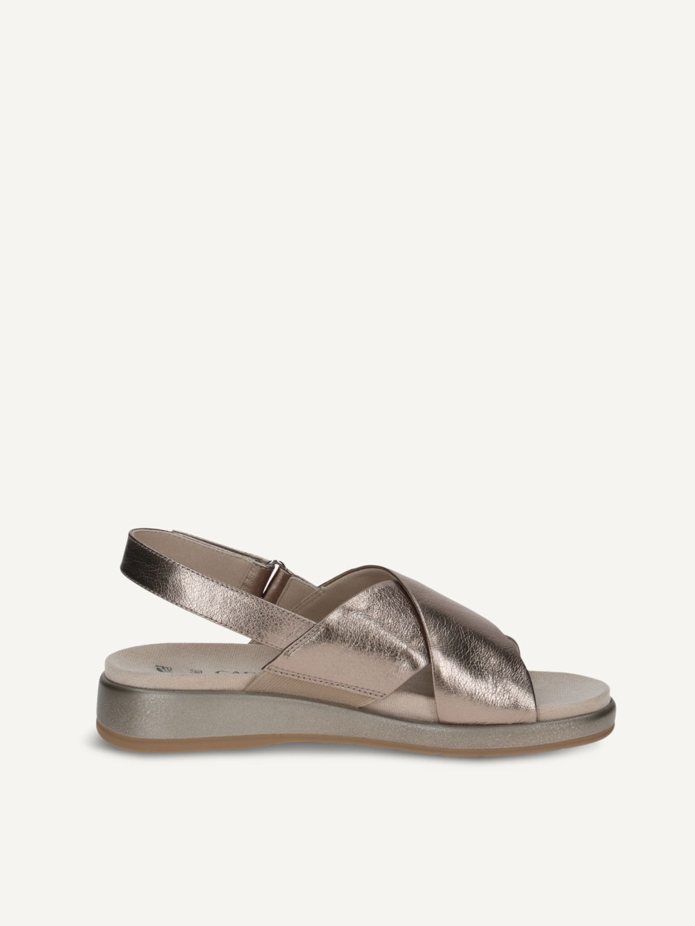 Caprice Sandale - Taupe Metallic