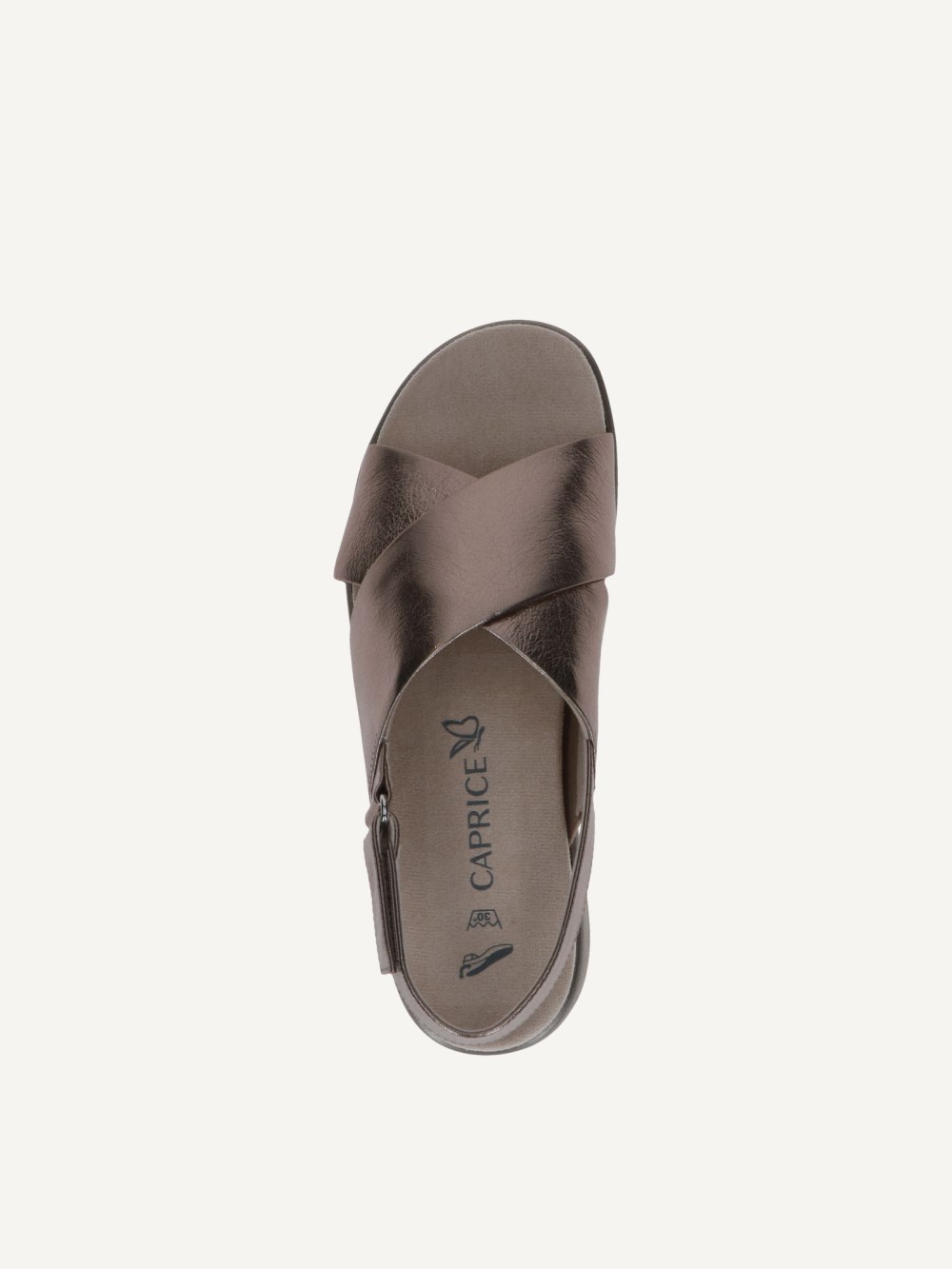 Caprice Sandale - Taupe Metallic