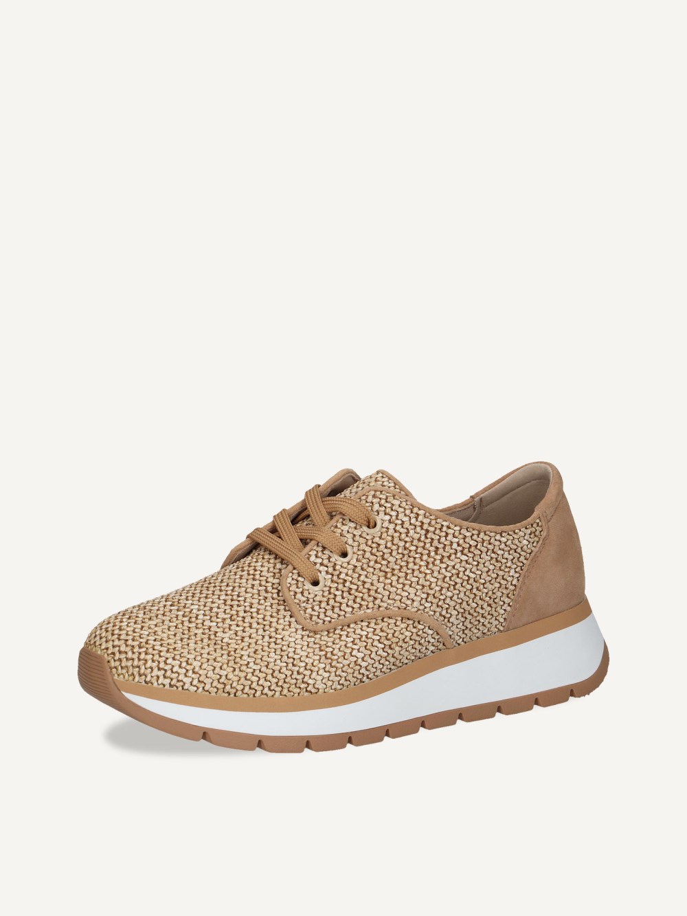 Caprice Sneaker - Beige Kammleder