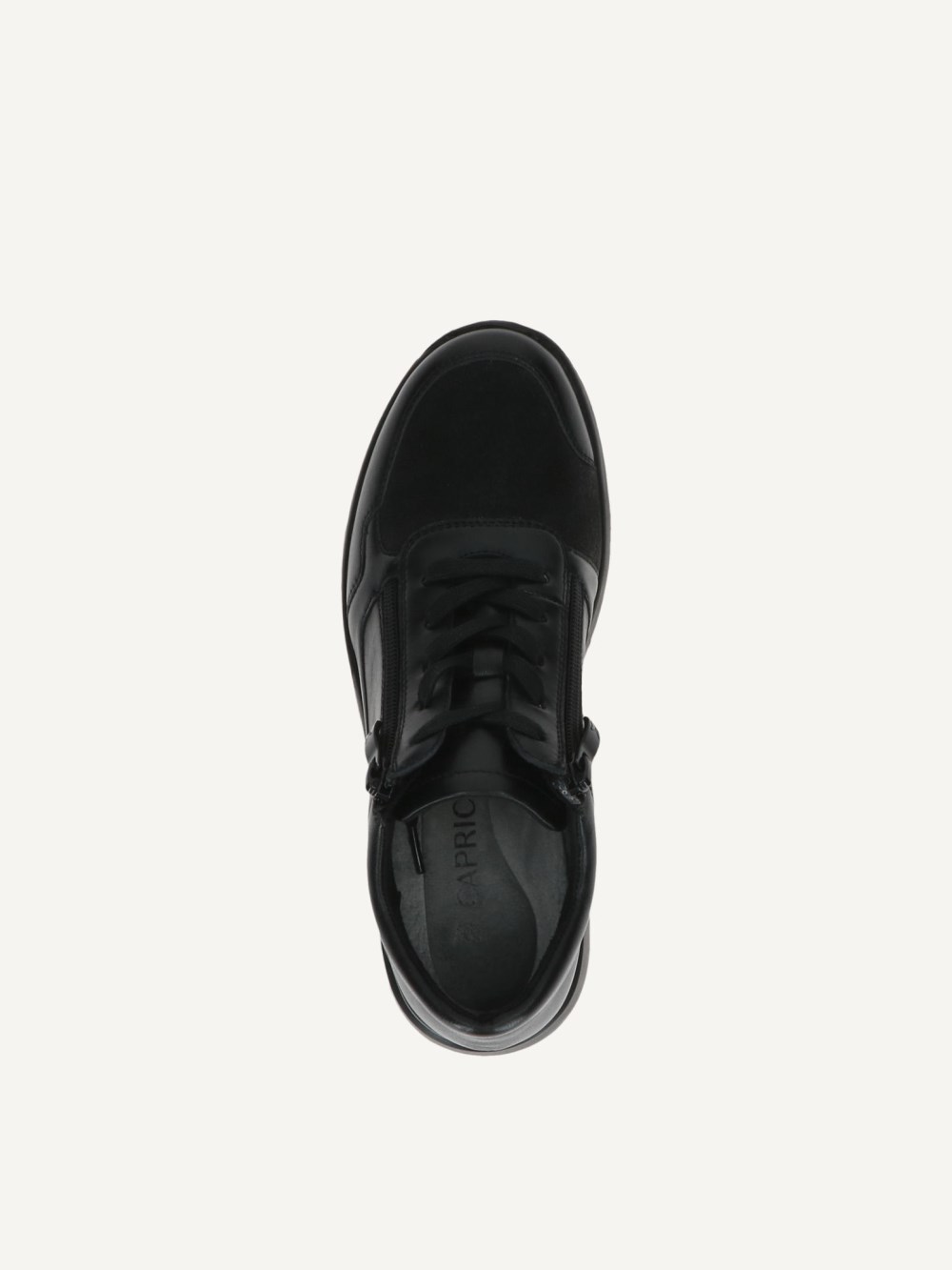Caprice Sneaker - Schwarzer Kammleder