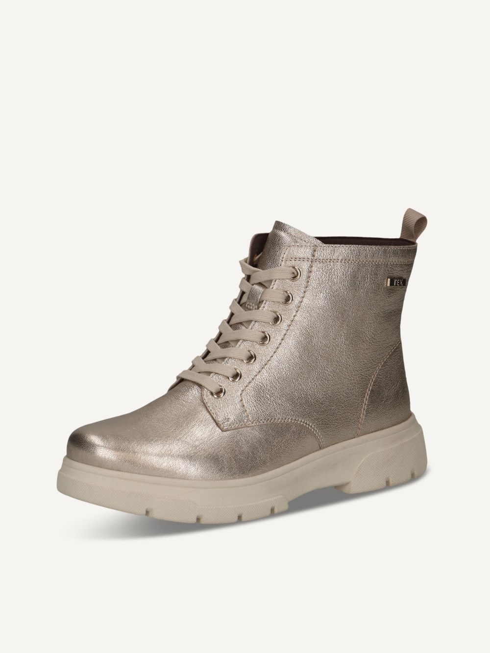 Caprice Stiefelette - Platinmetall.