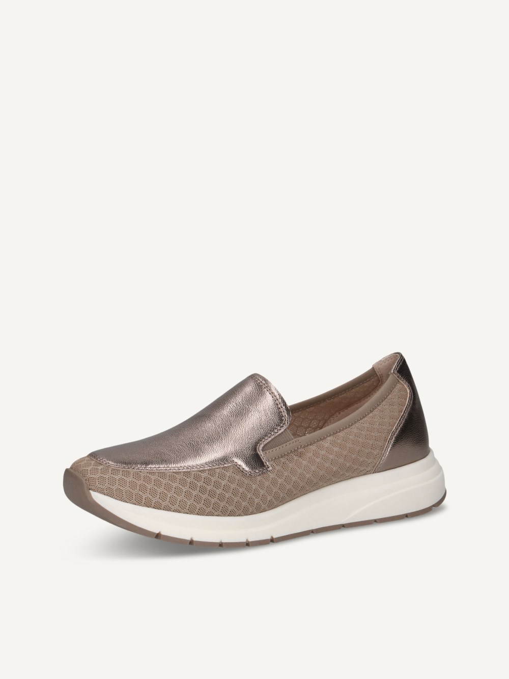 Caprice Sneaker - Taupe-Metallic-Kamm