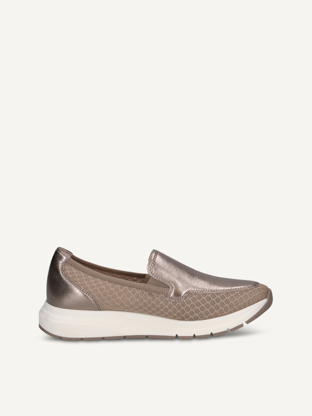 Caprice Sneaker - Taupe-Metallic-Kamm