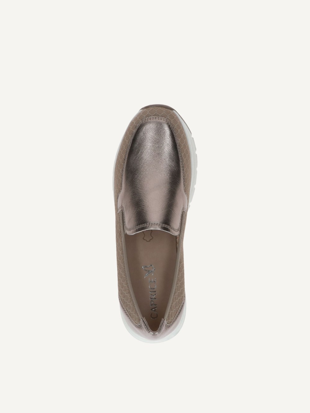 Caprice Sneaker - Taupe-Metallic-Kamm