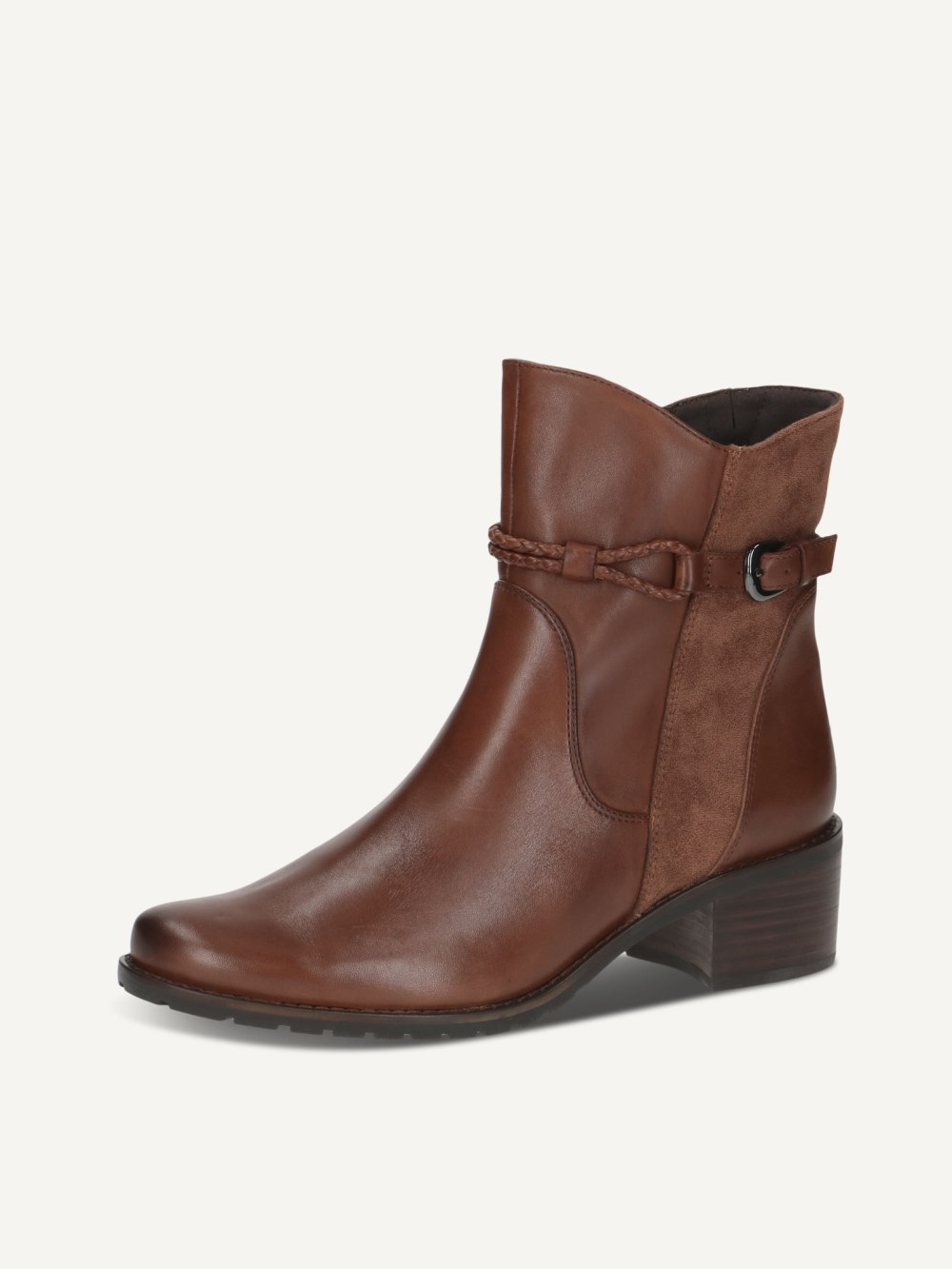 Caprice Stiefelette - Cognacfarbener Kamm