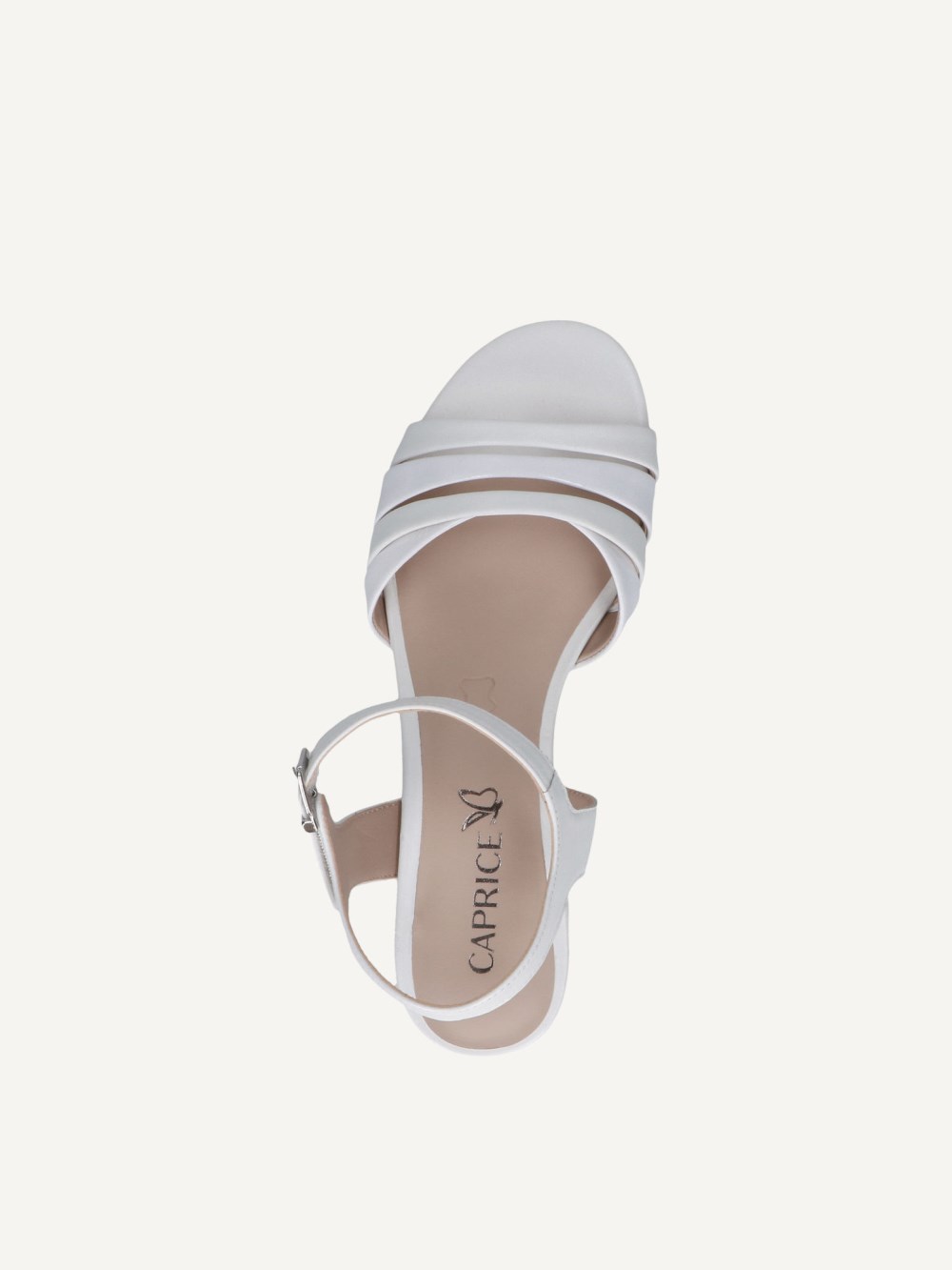 Caprice Sandalette - Weißer Kamm